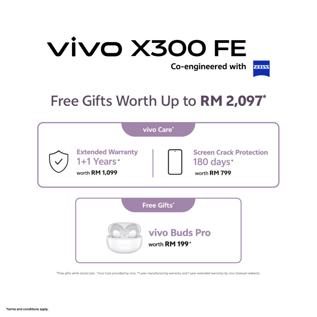 vivo X300 FE Free Gifts