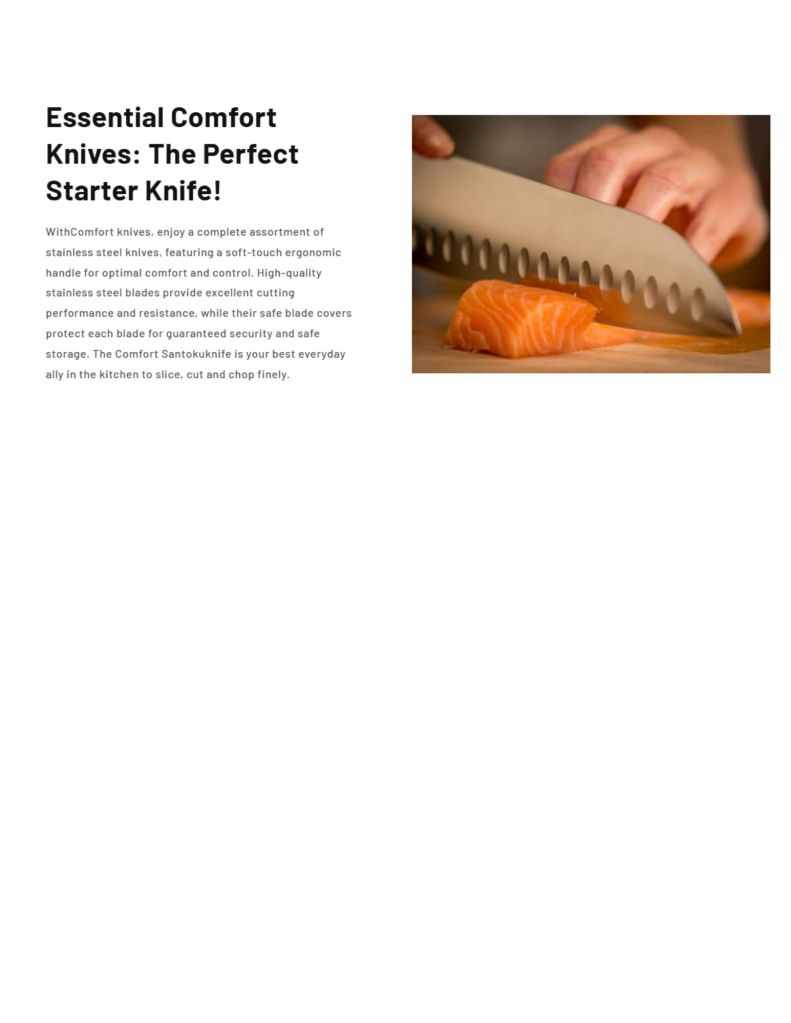 Tefal 12cm Comfort Santoku Knife K22136 is The Perfect Starter Knife