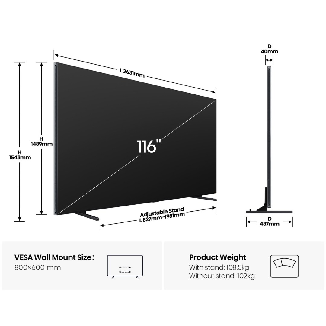 100" RGB Mini-LED ULED TV UX Series - Image 2