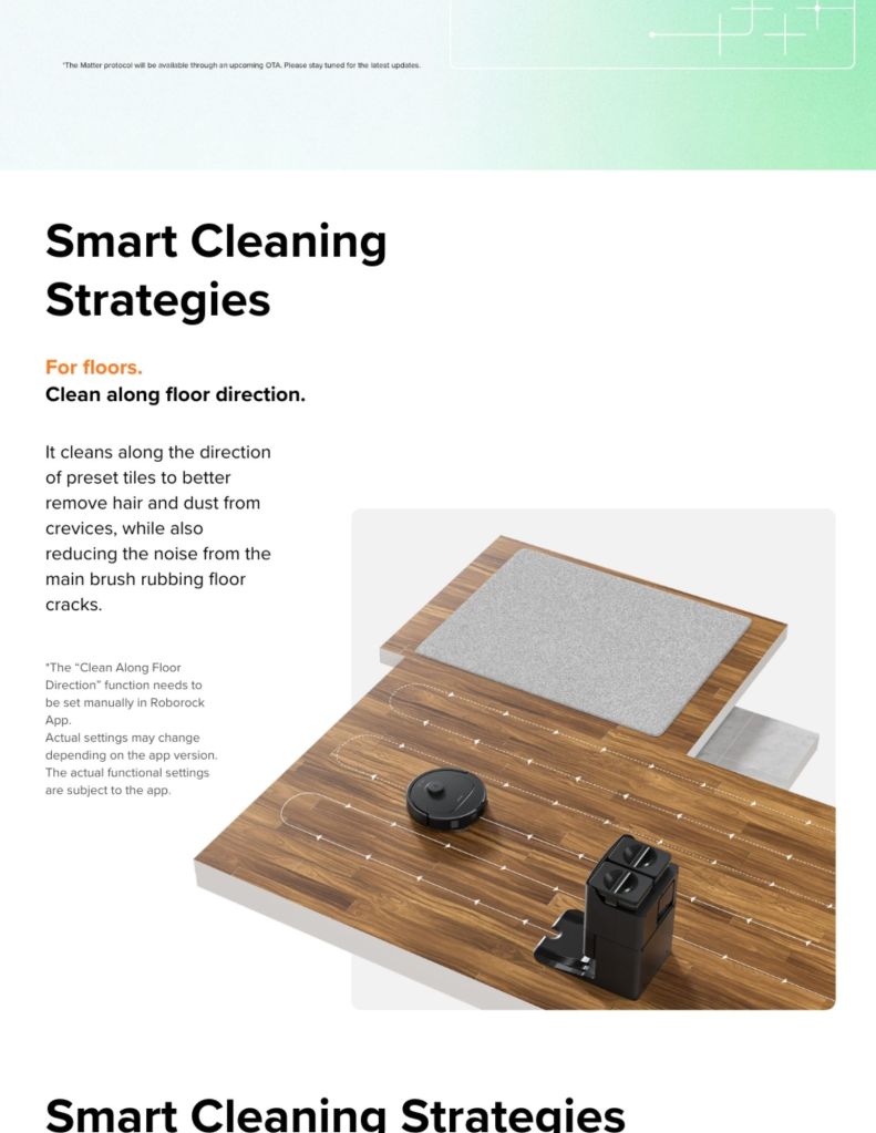 Roborock Qrevo S Pro Robot Vacuum RBR-QREVOSPRO smart cleaning strategies