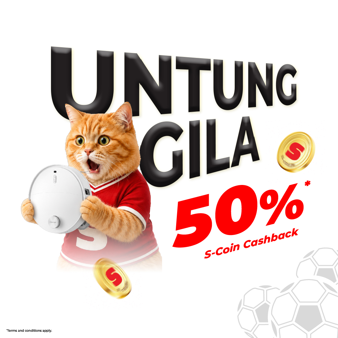 Untung Gila 50% S-Coin Cashback