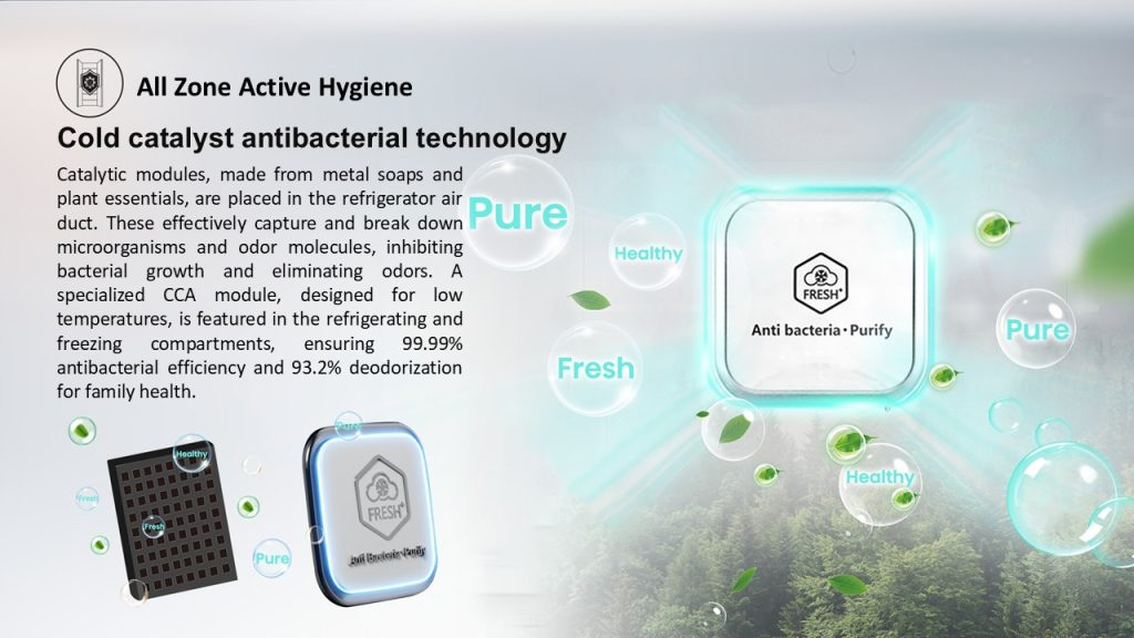 Hisense refrigerator cooling and hygiene features