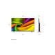 LG NANO 4K UHD AI NU84 Smart TV (2026) 55 inch - Size