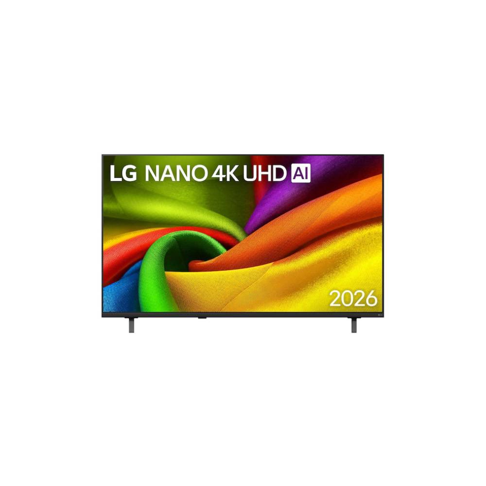 LG NANO 4K UHD AI NU84 Smart TV (2026) 55 inch - Front View