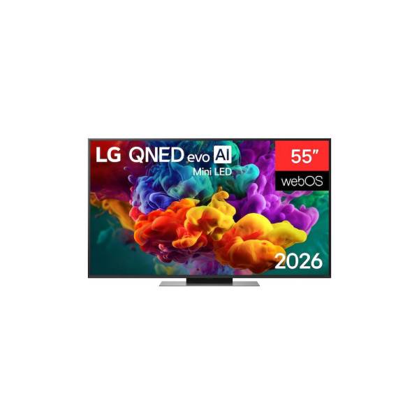 LG QNED evo AI Mini LED QNED86 4K Smart TV (2026) 55 inch - Front View