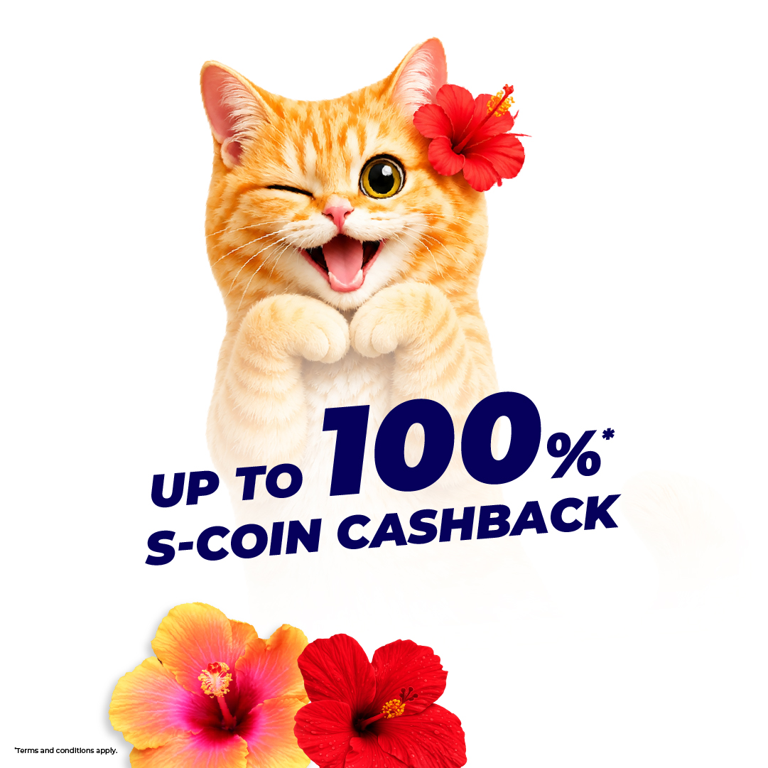 Untung Gila up to 100% S-Coin Cashback