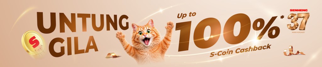 Untung gila up to 100%