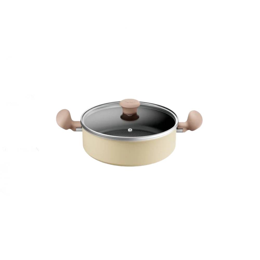 TEF-H04970.jpg 24cm Cookware Daisy Shallow Pot - Image 1