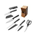 Tefal Knives Set 3 (4 Knife+1 Scissors+Sharpener+Knives Block (A)) - Front View