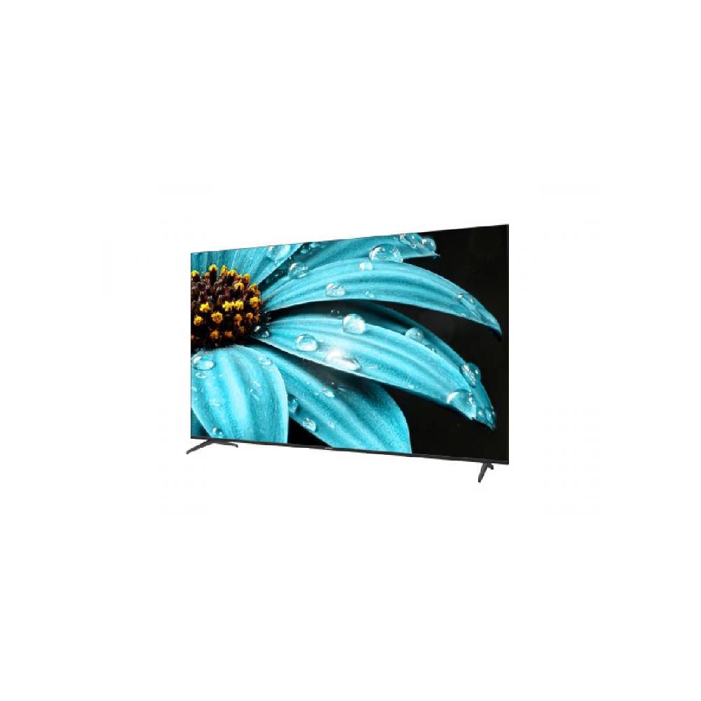 Sharp 65 inch 4K Ultra HD Google TV in Black - Angled Front View