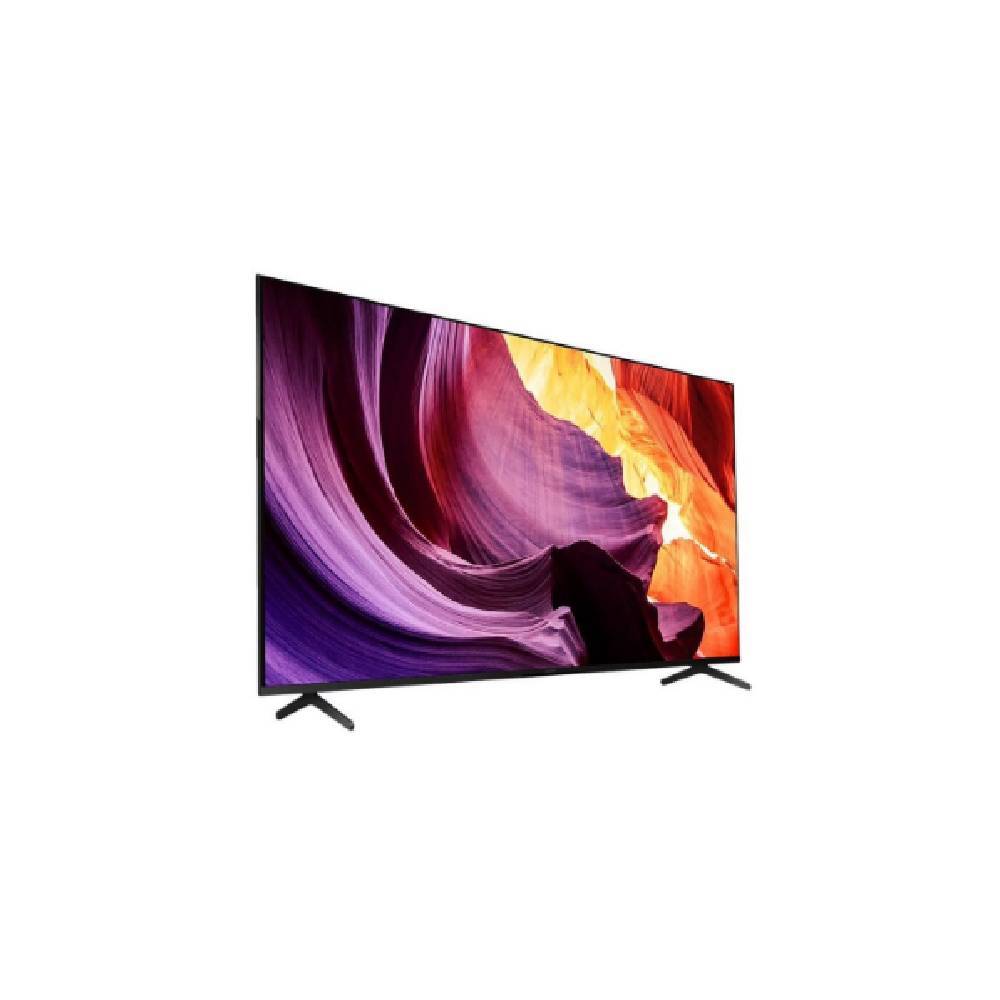 Sony X77L 85-inch 4K LED Google TV in black - Front left angled view