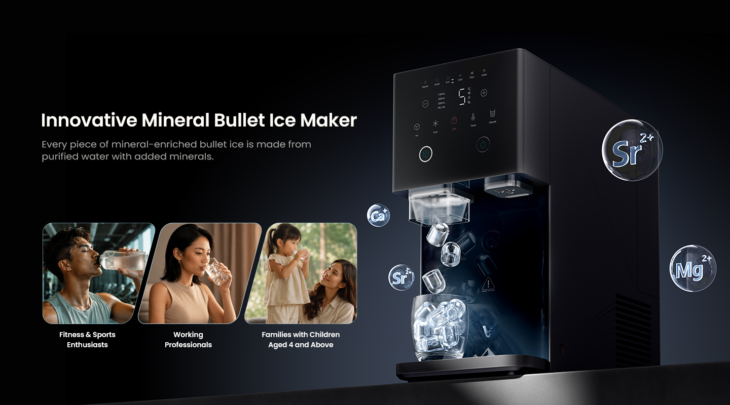 Innovative Mineral Bullet Ice Maker